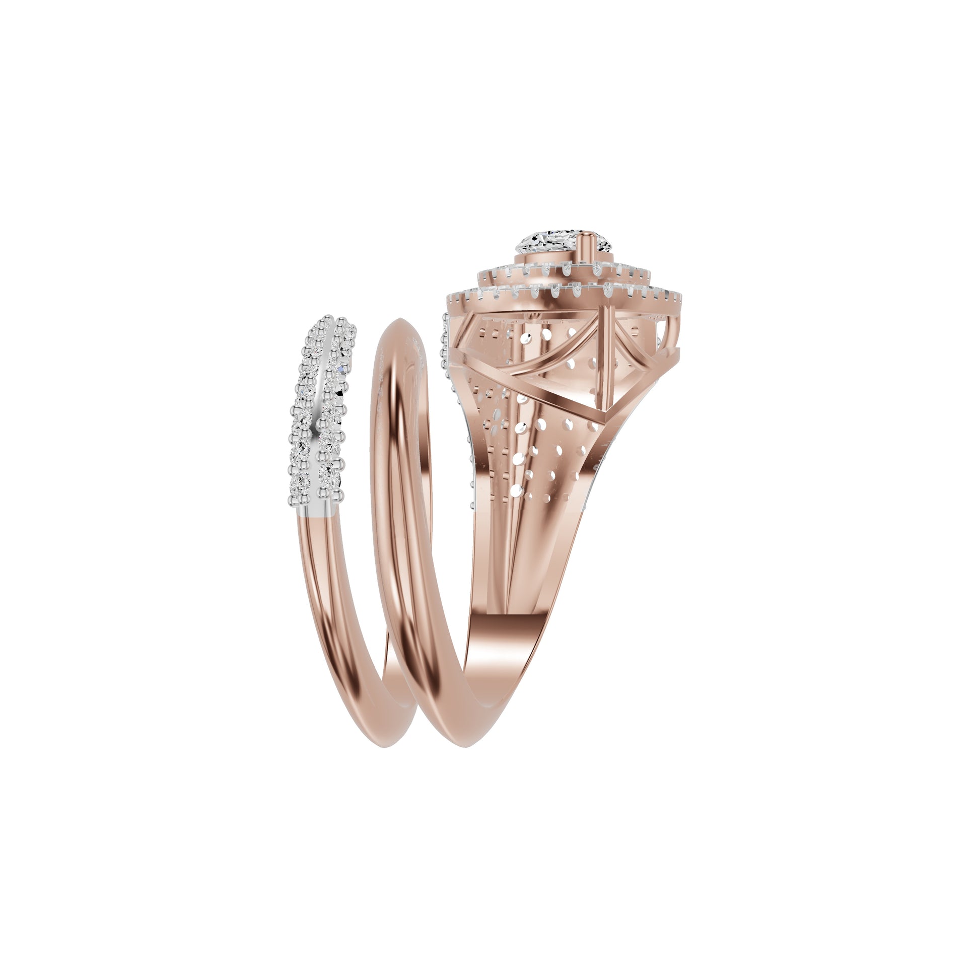 DLR002431 18 KT / Rose Gold / 18