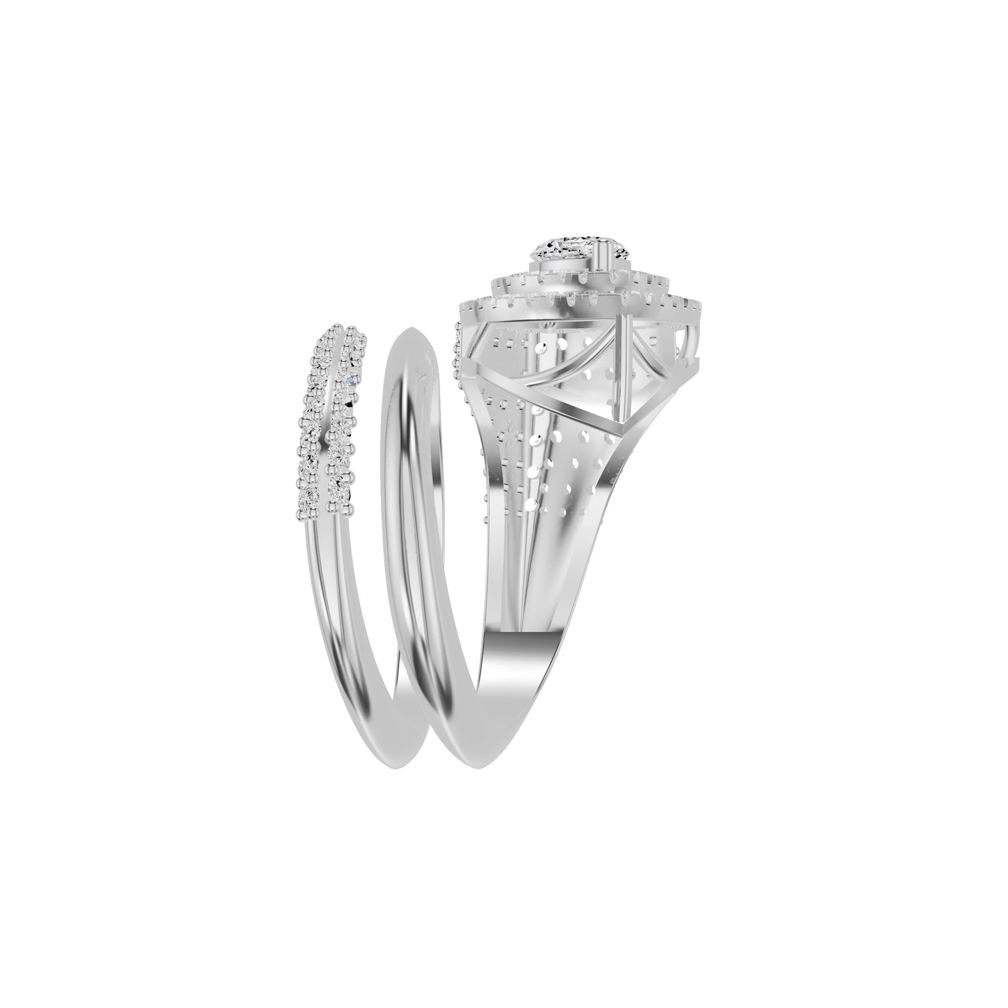 DLR002431 18 KT / White Gold / 18