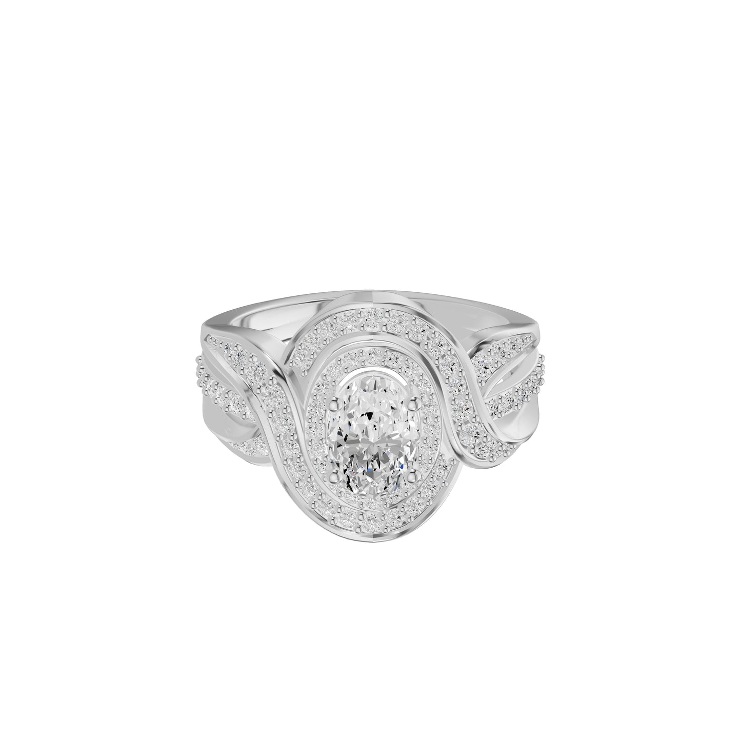 DLR002432 18 KT / White Gold / 18