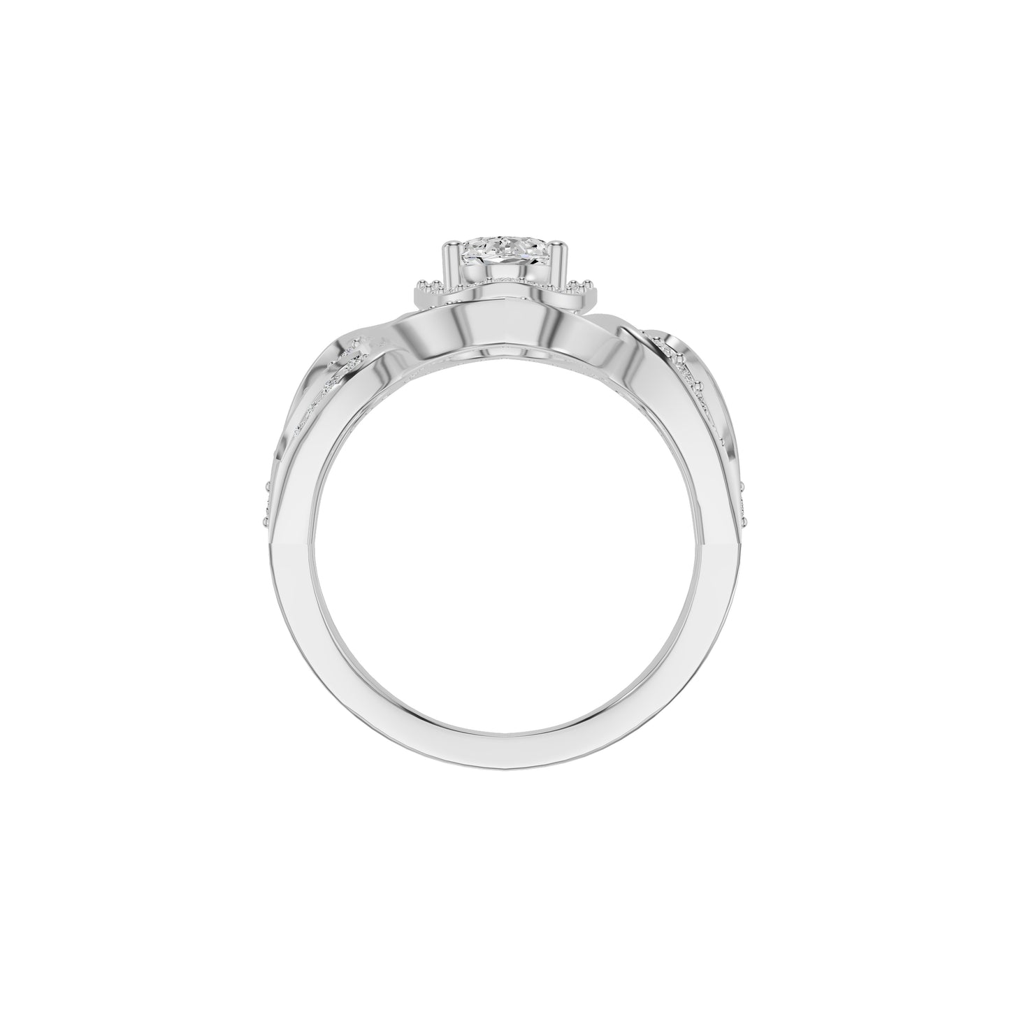 DLR002432 18 KT / White Gold / 18