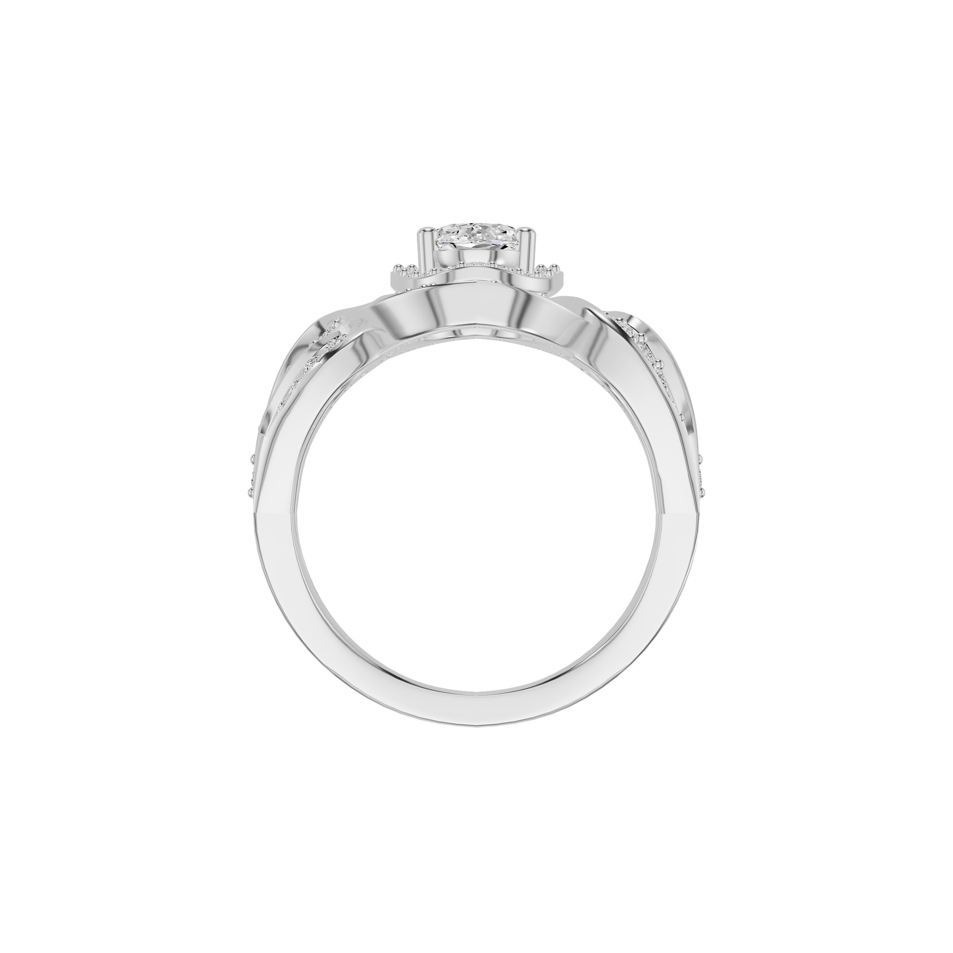 DLR002432 18 KT / White Gold / 18
