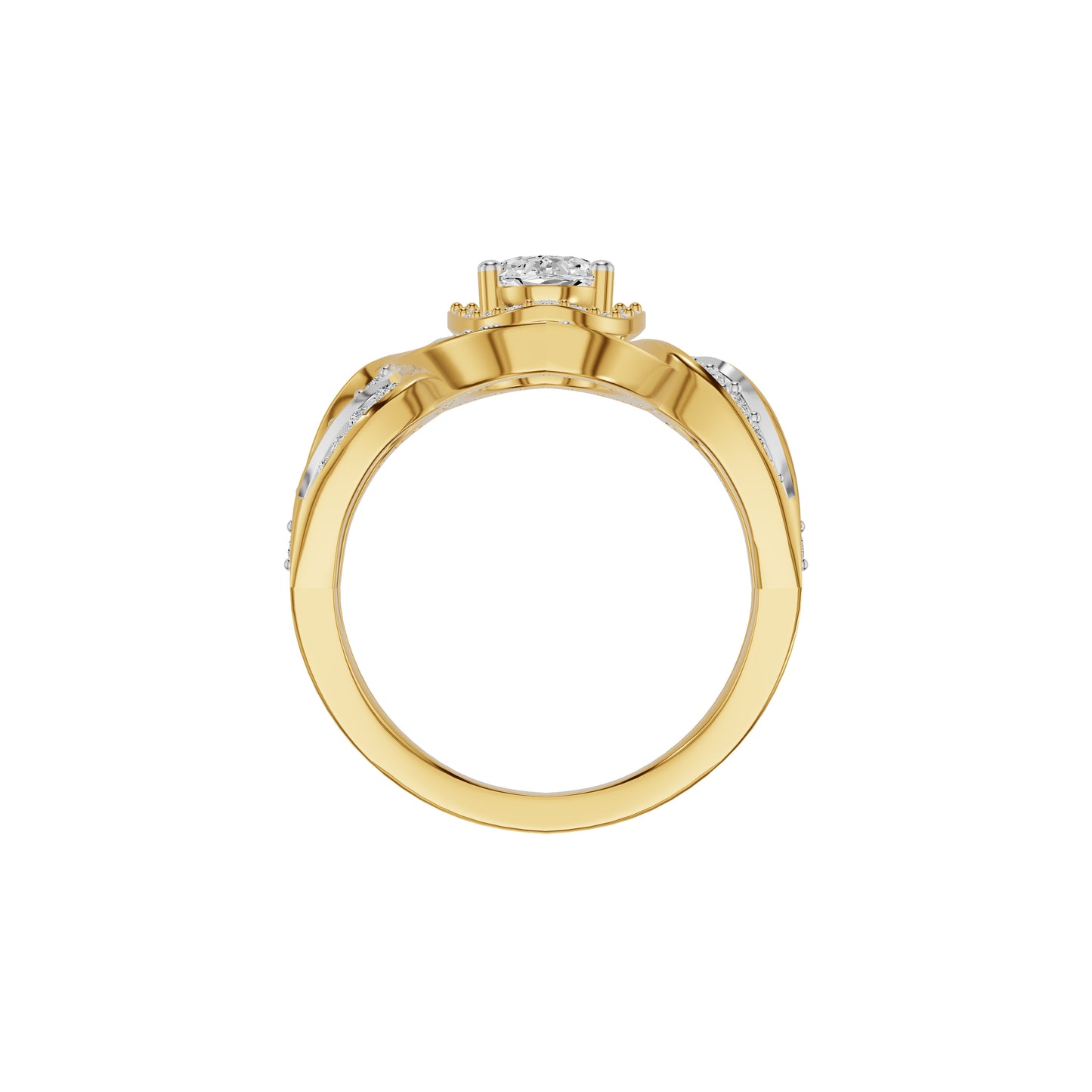 DLR002432 18 KT / Yellow Gold / 18