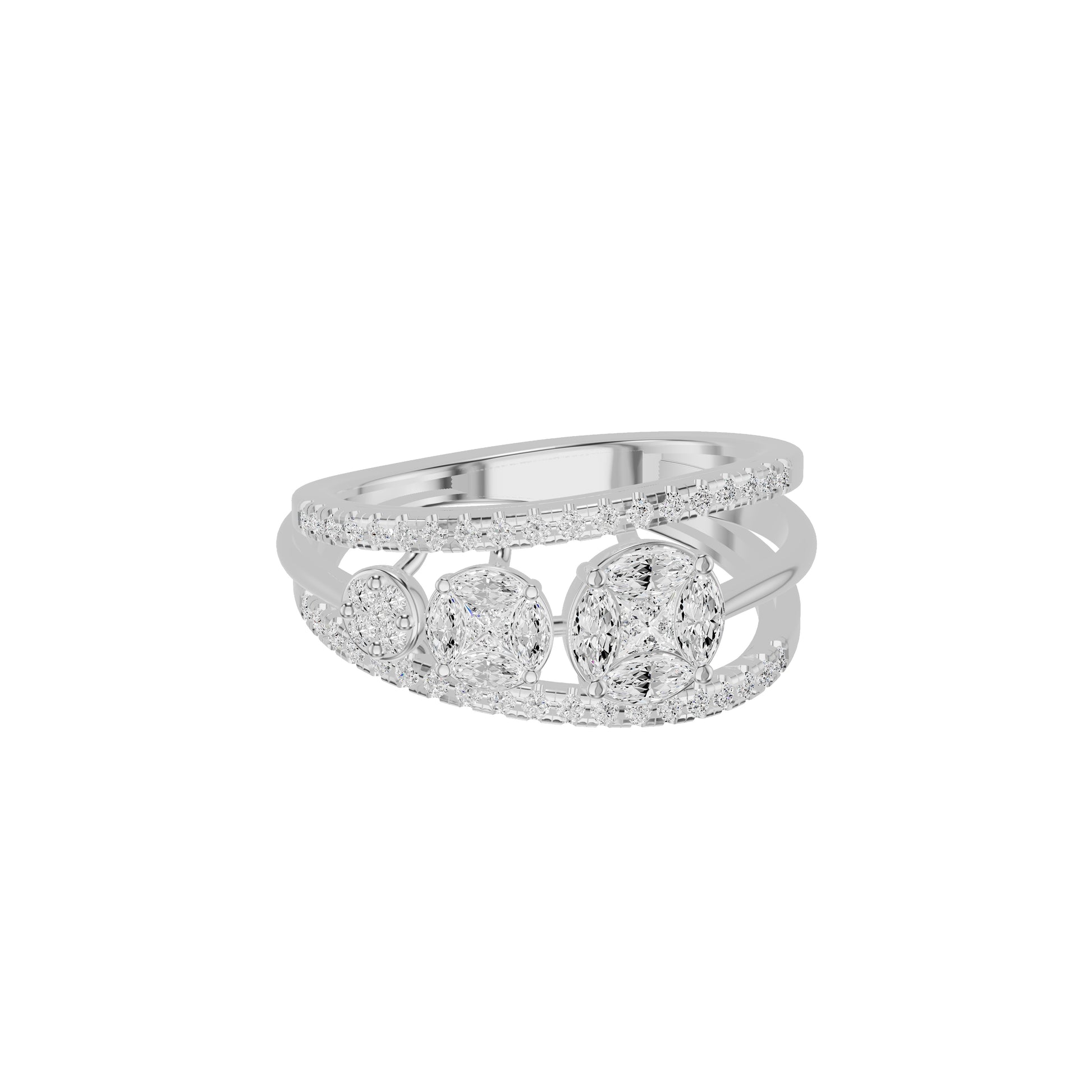 DLR002434 18 KT / White Gold / 18