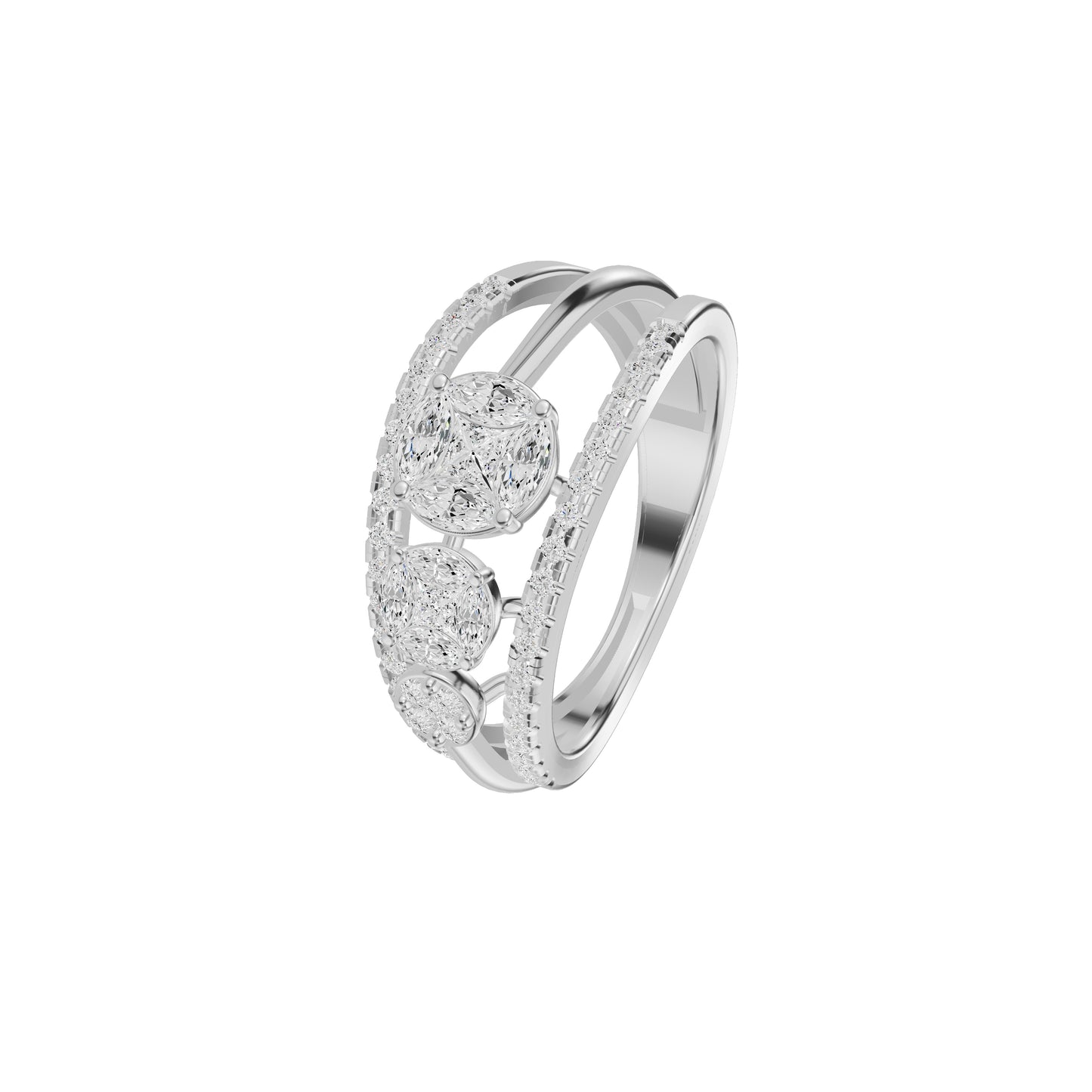DLR002434 18 KT / White Gold / 18