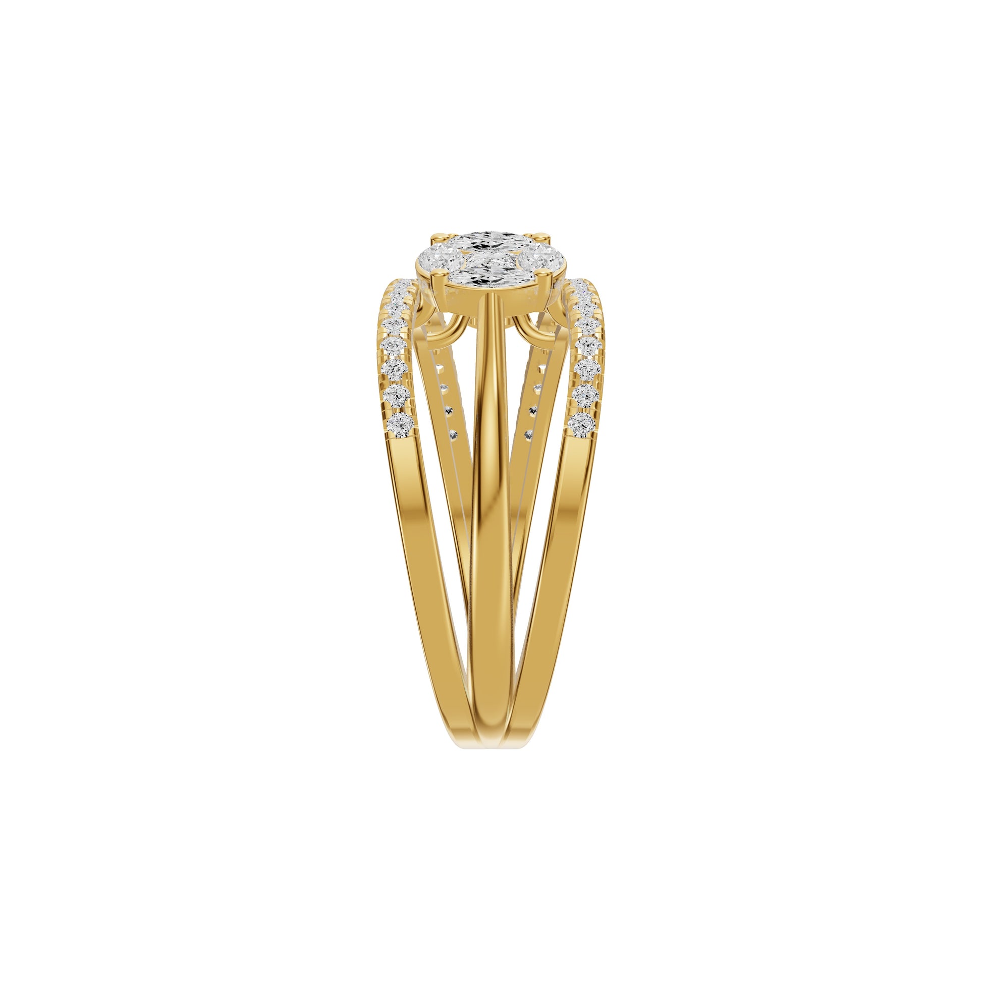 DLR002434 18 KT / Yellow Gold / 18
