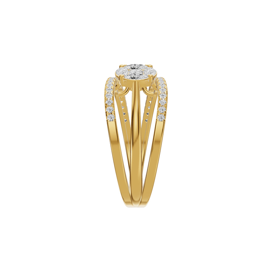 DLR002434 18 KT / Yellow Gold / 18