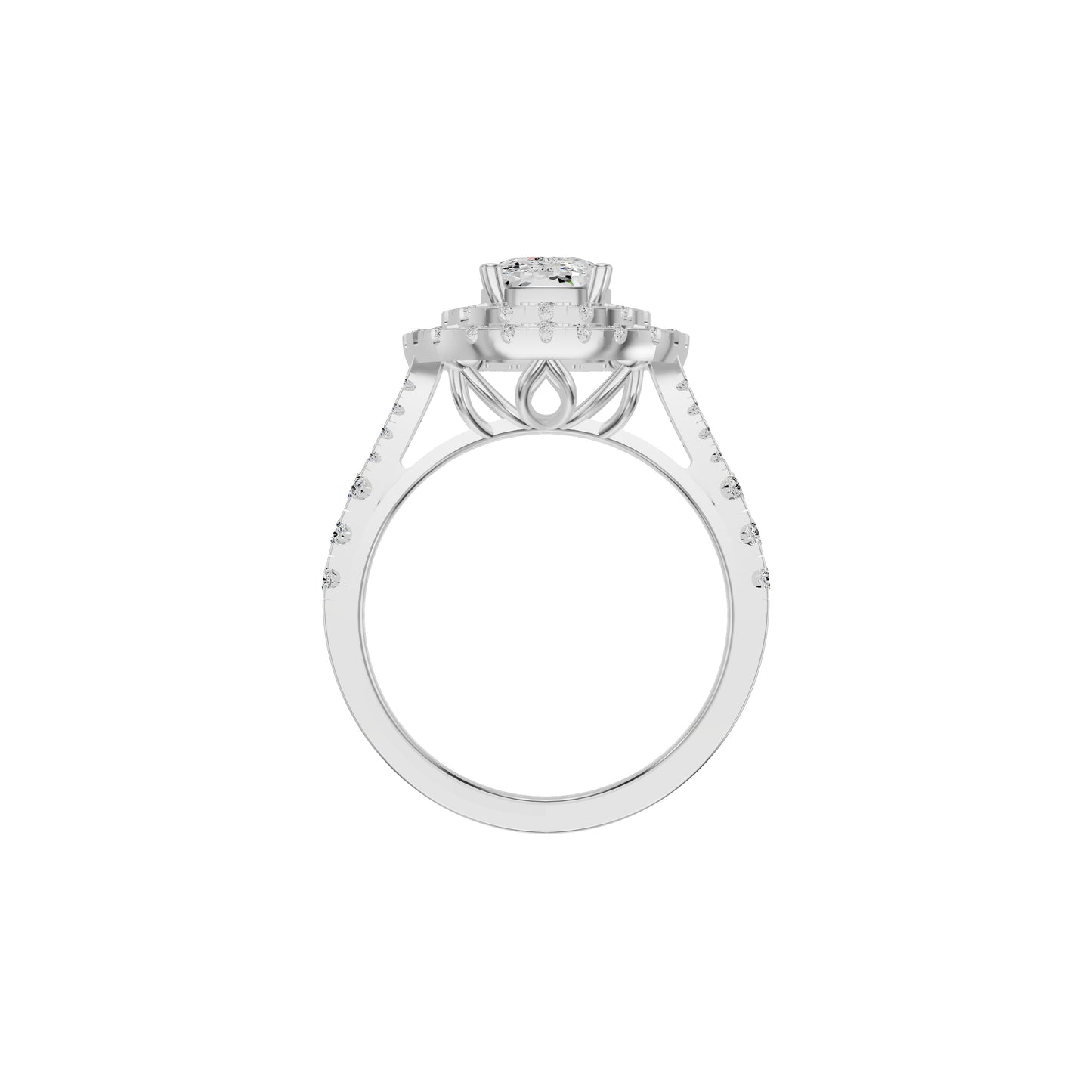 DLR002436 18 KT / White Gold / 18
