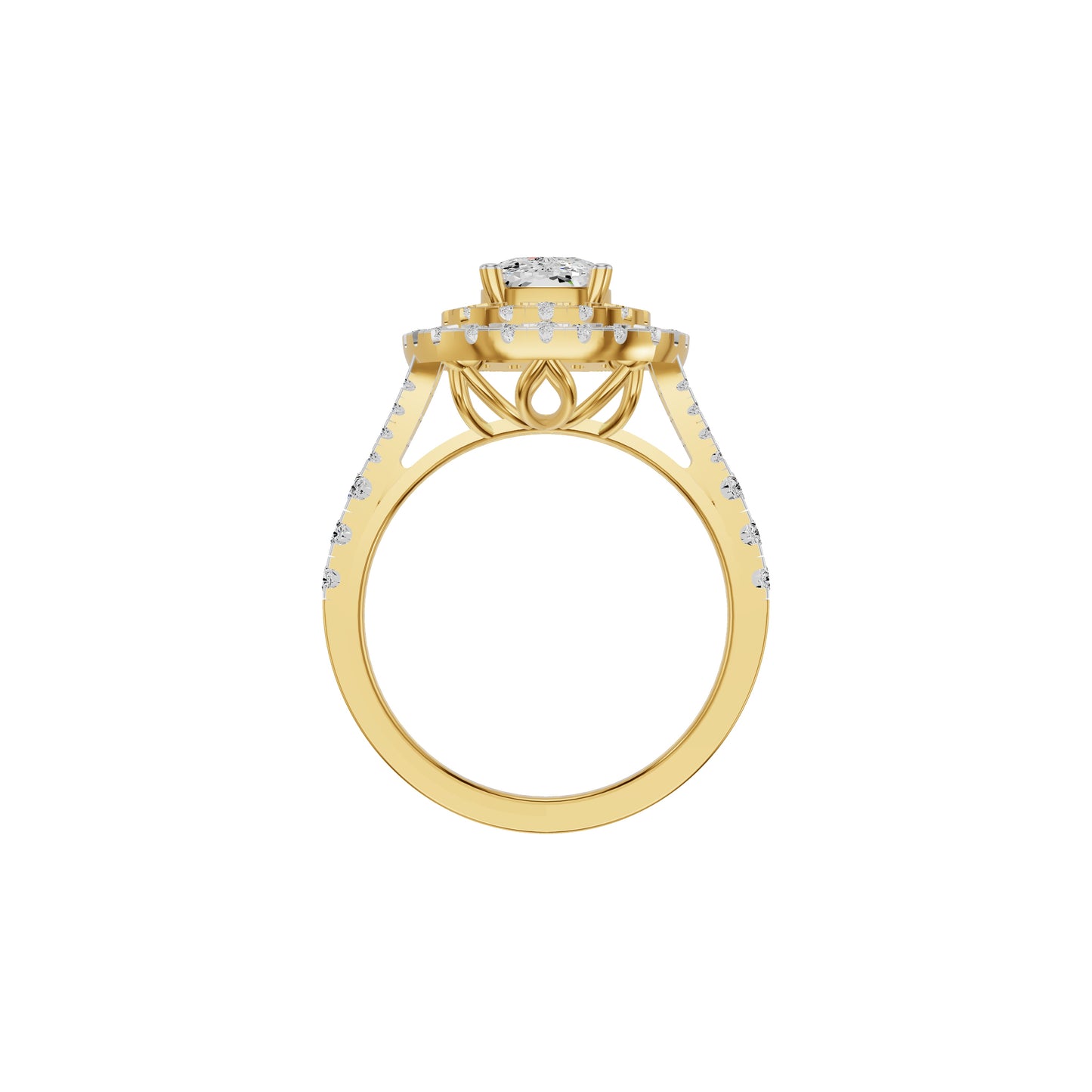 DLR002436 18 KT / Yellow Gold / 18