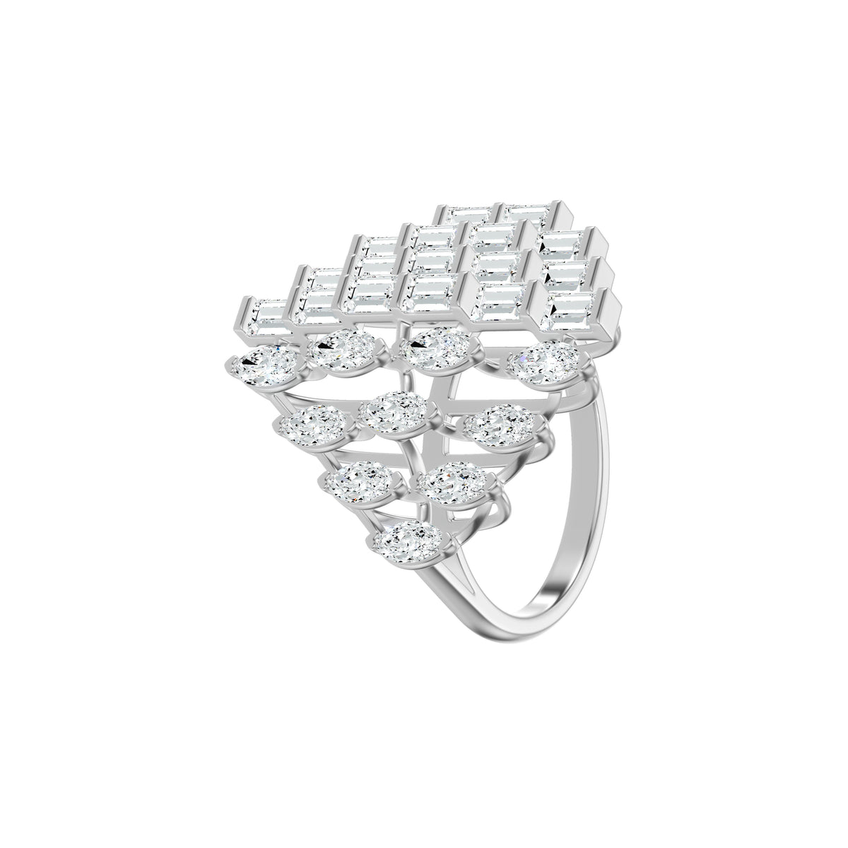 DLR002441 18 KT / White Gold / 18