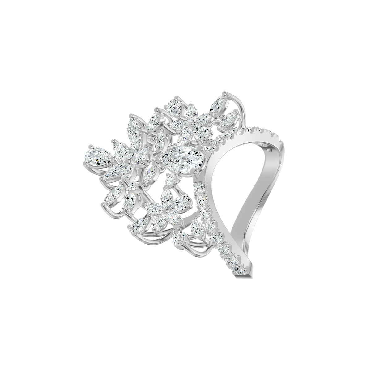 DLR002442 18 KT / White Gold / 18