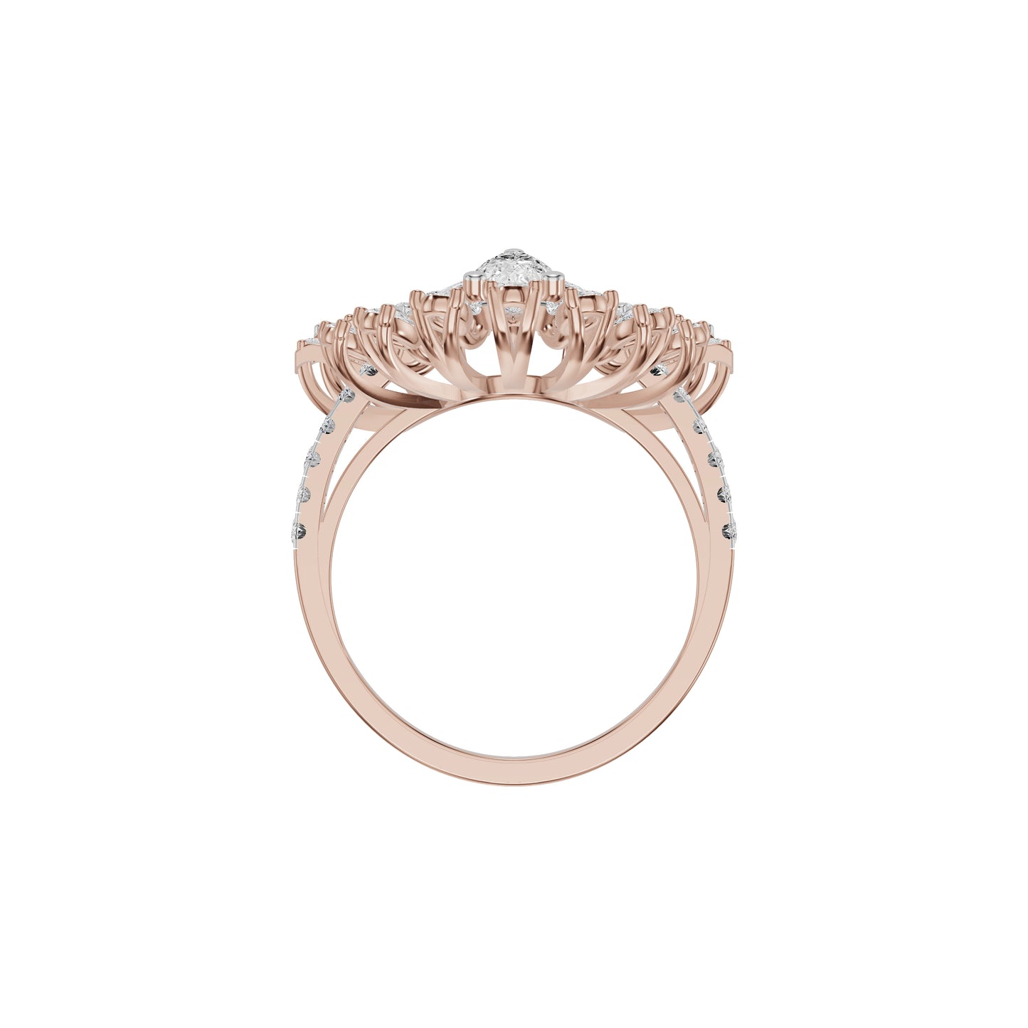 DLR002443 18 KT / Rose Gold / 18