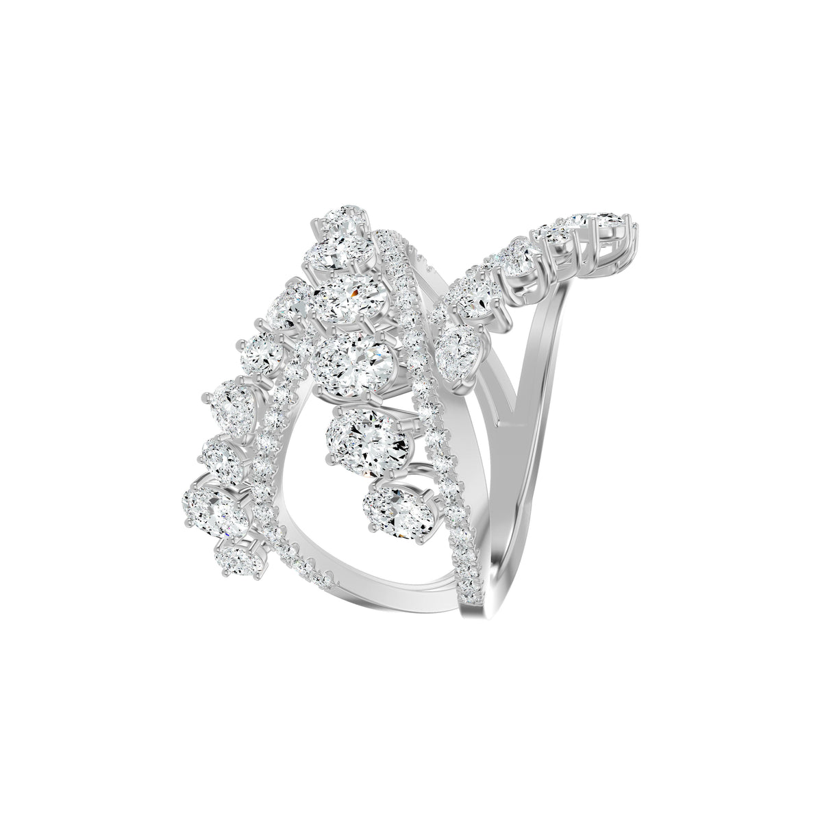 DLR002444 18 KT / White Gold / 18