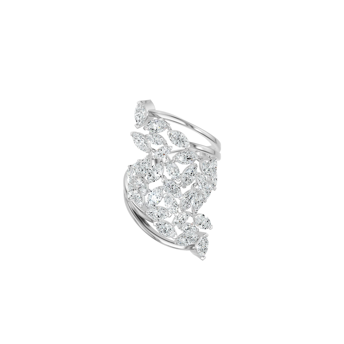DLR002445 18 KT / White Gold / 18