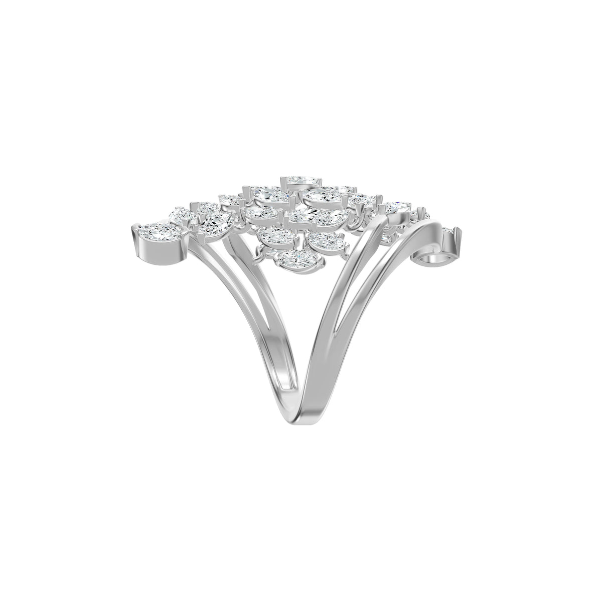 DLR002445 18 KT / White Gold / 18