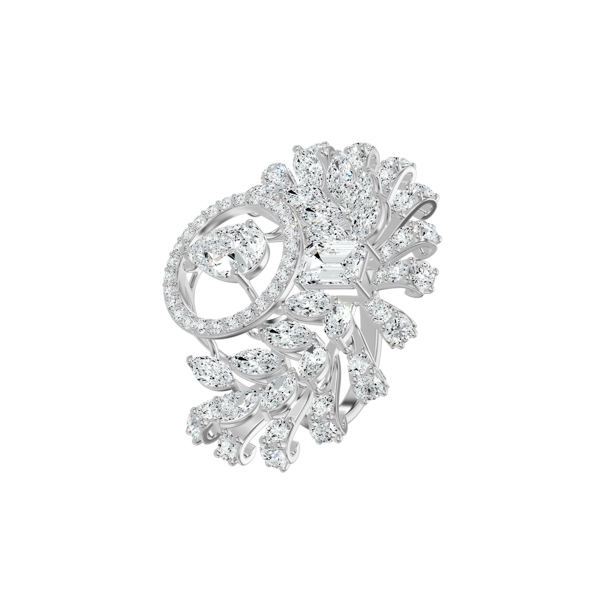 DLR002447 18 KT / White Gold / 18