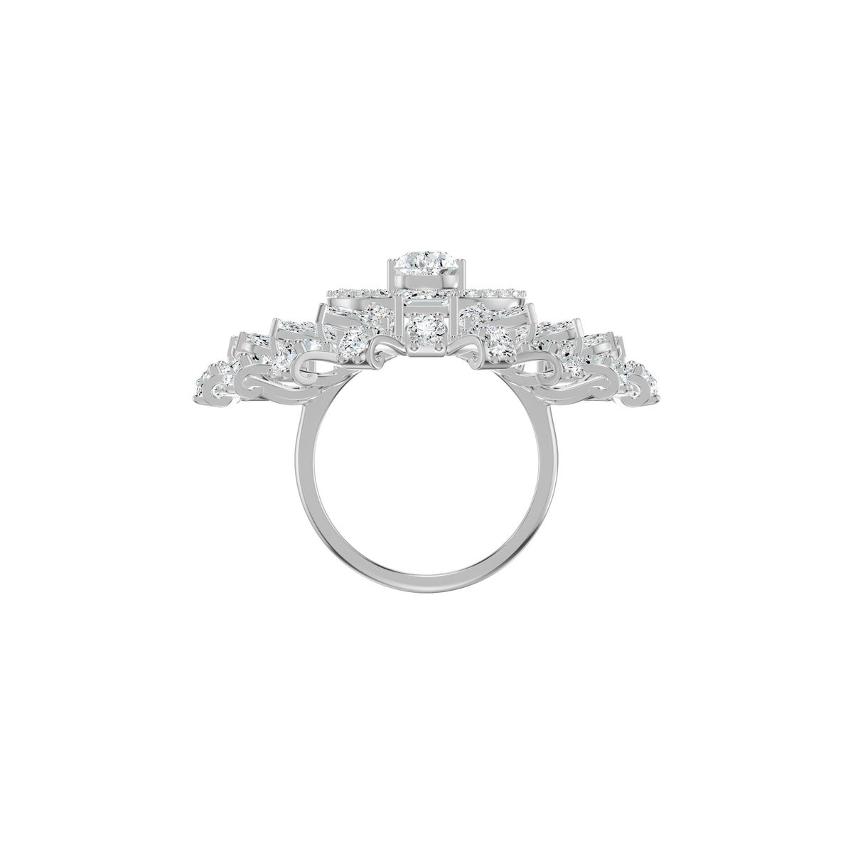 DLR002447 18 KT / White Gold / 18