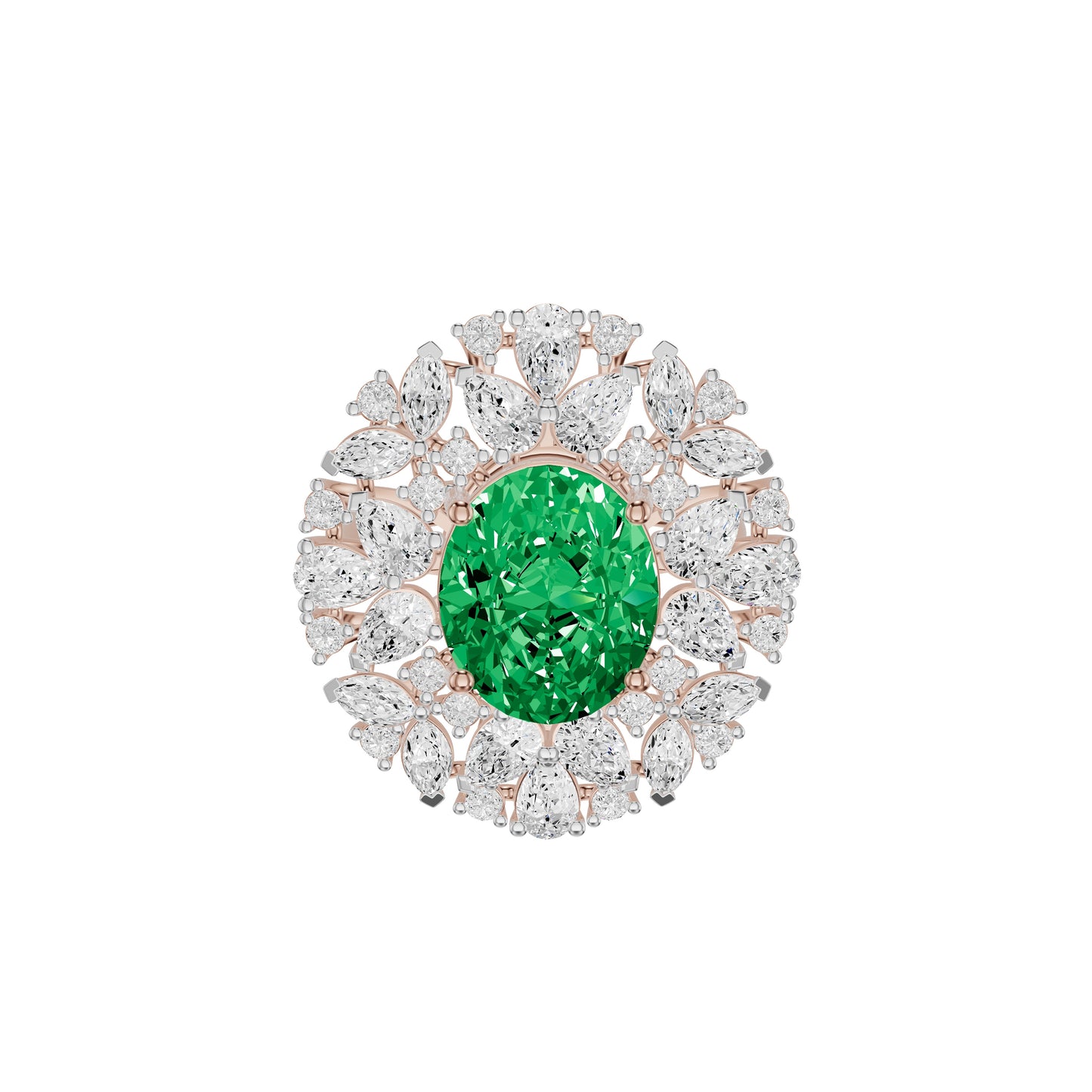 Esmira Crest Diamond Ring