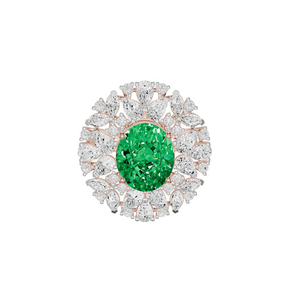 Esmira Crest Diamond Ring