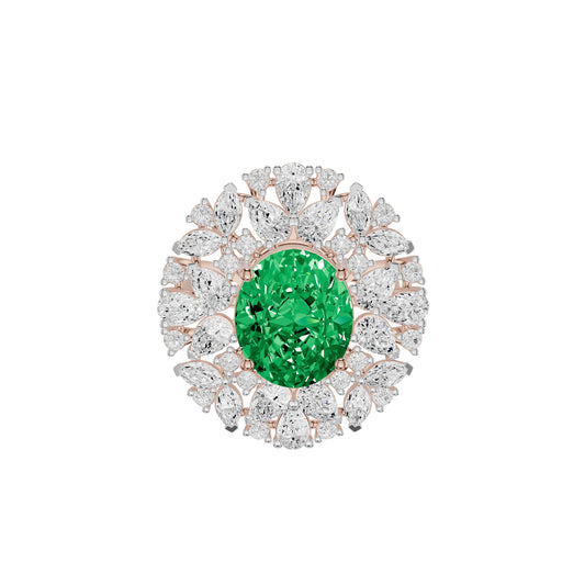 Esmira Crest Diamond Ring