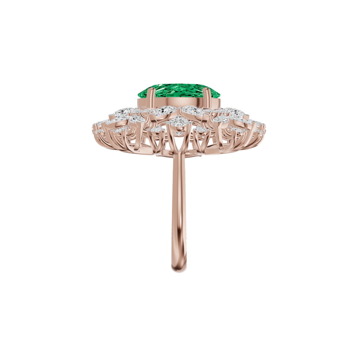 Esmira Crest Diamond Ring