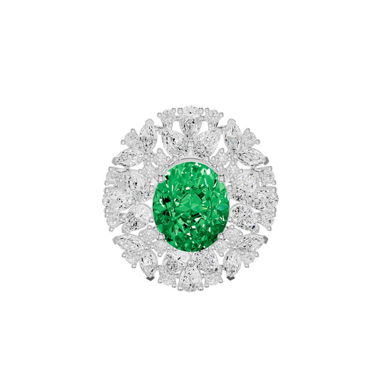 Esmira Crest Diamond Ring