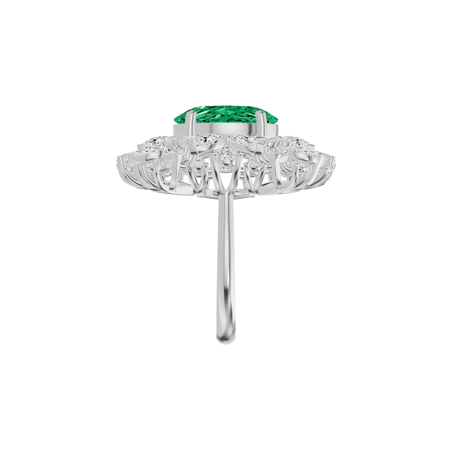 Esmira Crest Diamond Ring