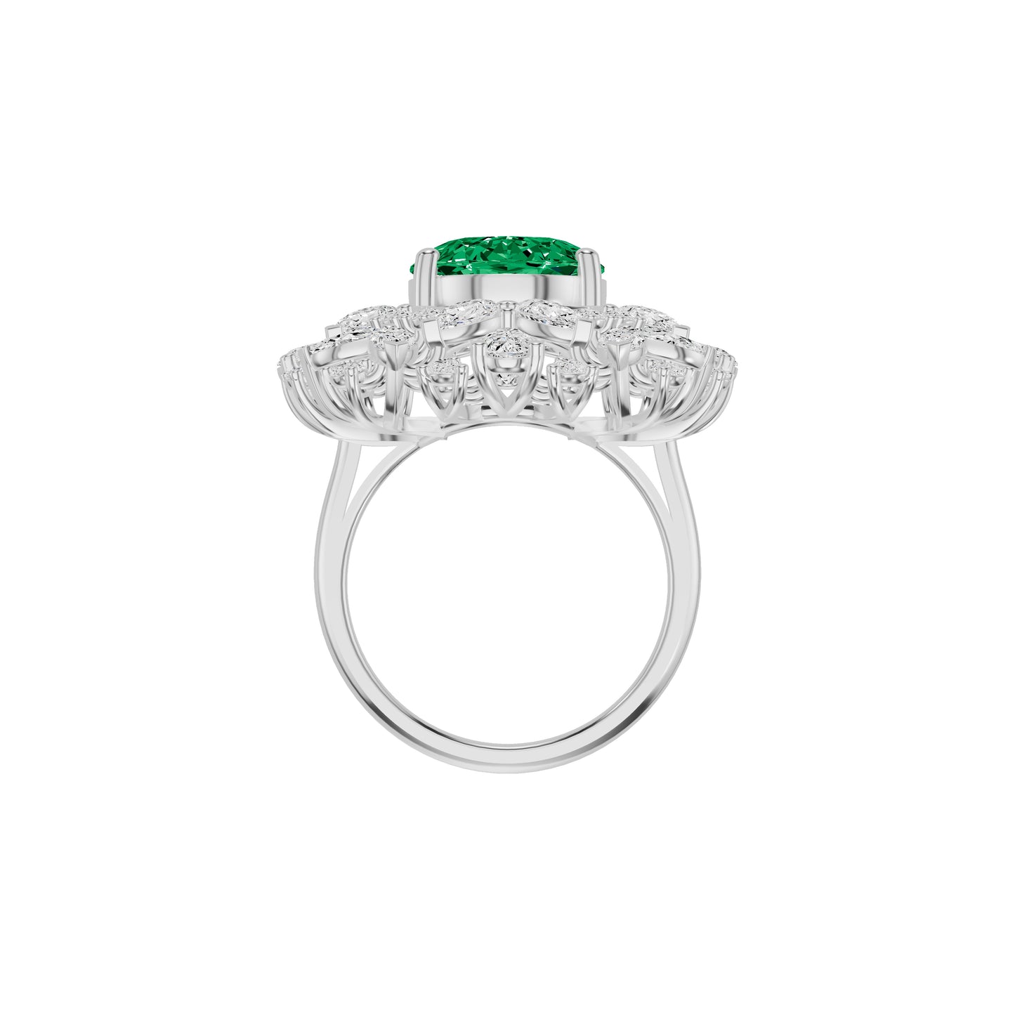 Esmira Crest Diamond Ring