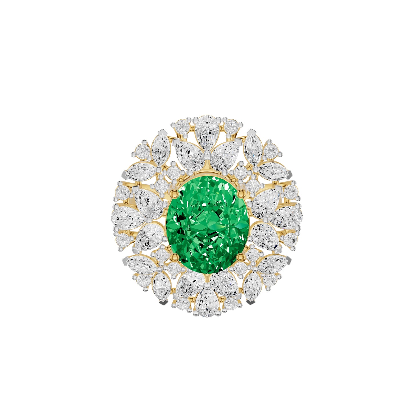 Esmira Crest Diamond Ring
