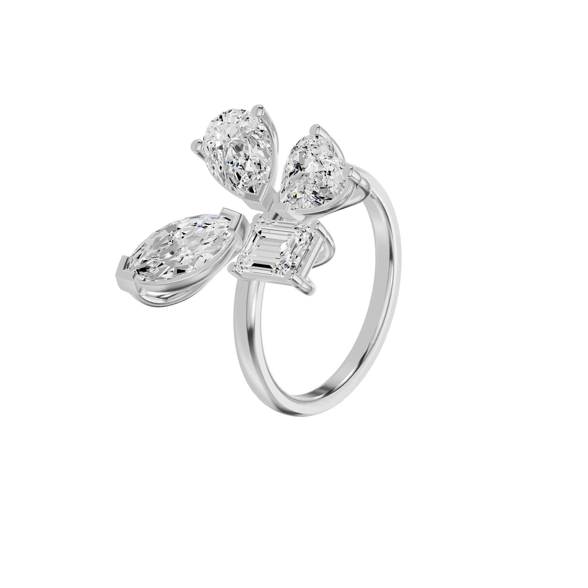 DLR002450 18 KT / White Gold / 18