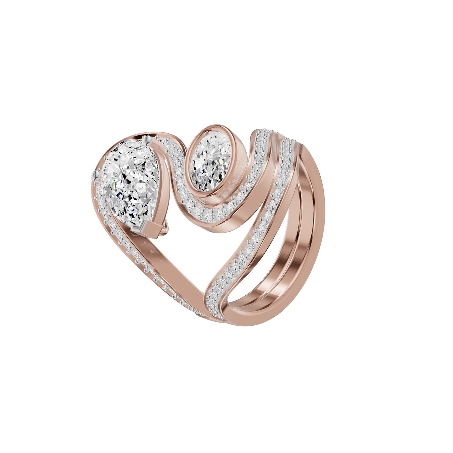DLR002451 18 KT / Rose Gold / 18