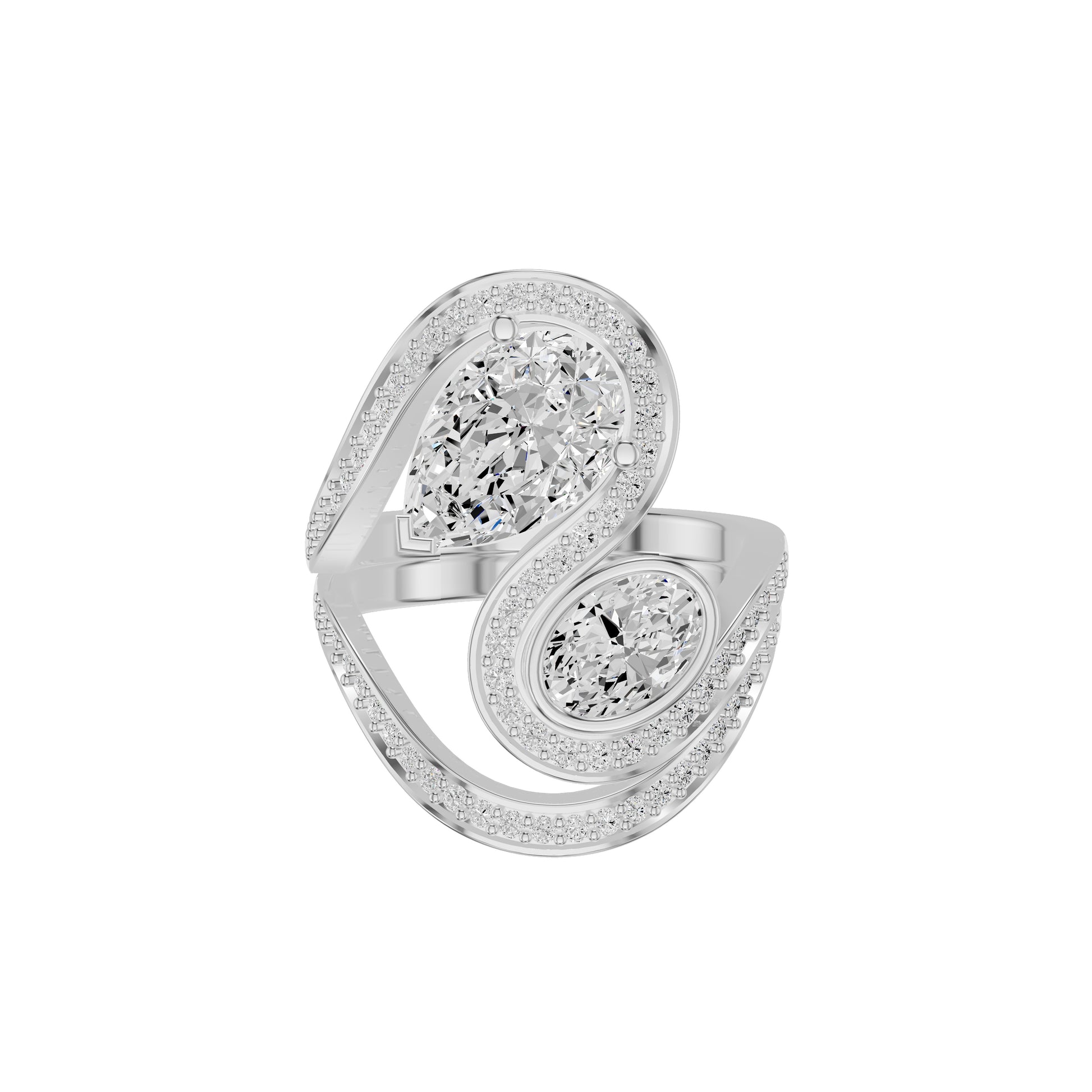 DLR002451 18 KT / White Gold / 18