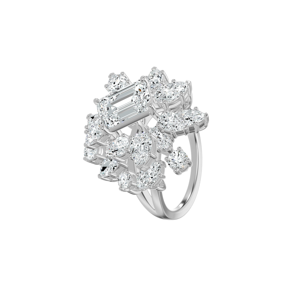 DLR002452 18 KT / White Gold / 18