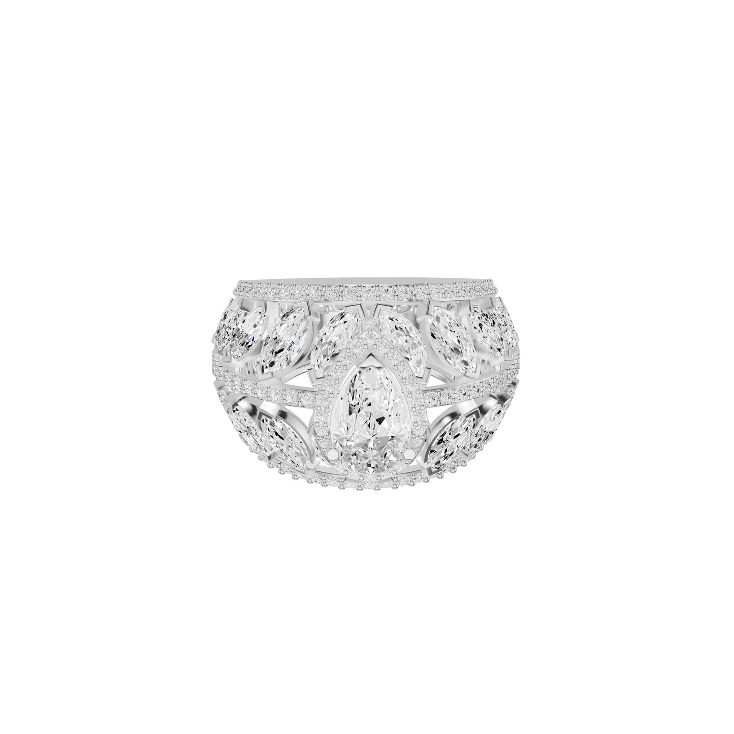 DLR002453 18 KT / White Gold / 18