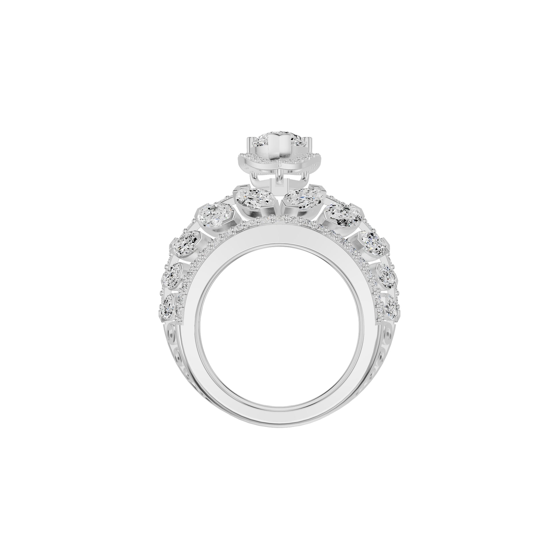 DLR002453 18 KT / White Gold / 18