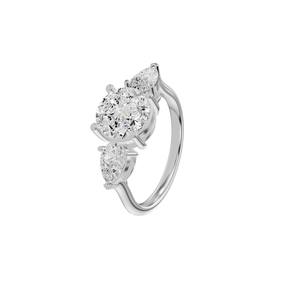 DLR002540 18 KT / White Gold / 18
