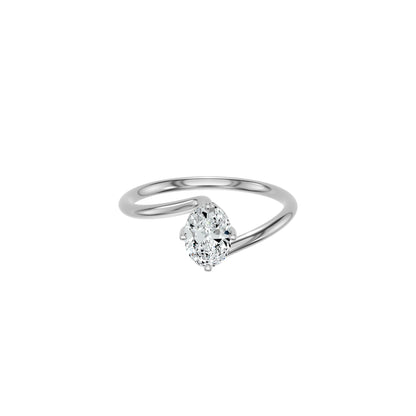DLR002602 18 KT / White Gold / 18