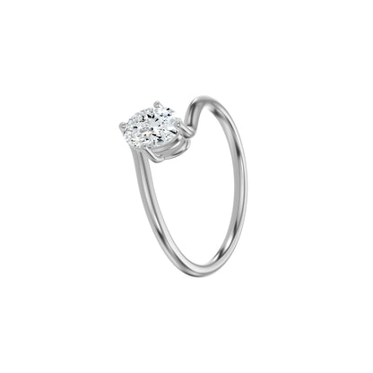 DLR002602 18 KT / White Gold / 18