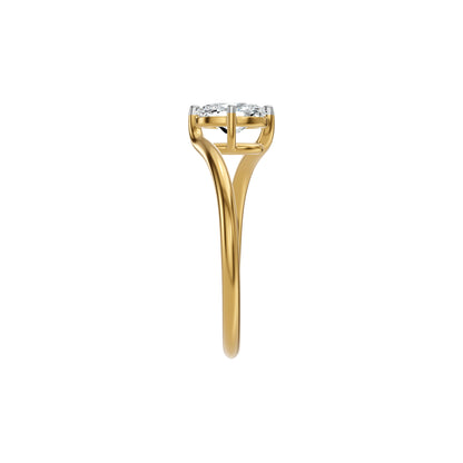 DLR002602 18 KT / Yellow Gold / 18