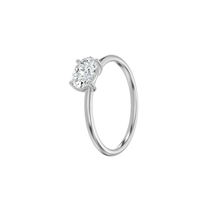 DLR002603 18 KT / White Gold / 18