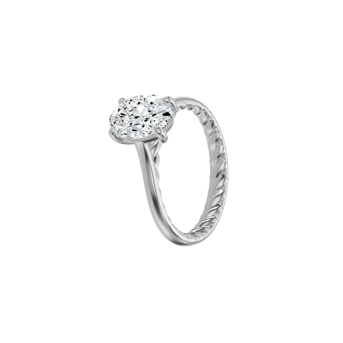 DLR002604 18 KT / White Gold / 18
