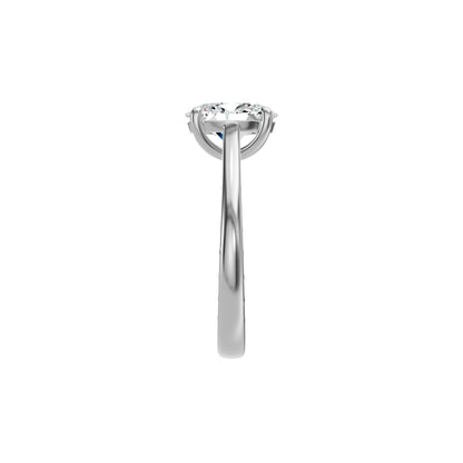 DLR002604 18 KT / White Gold / 18