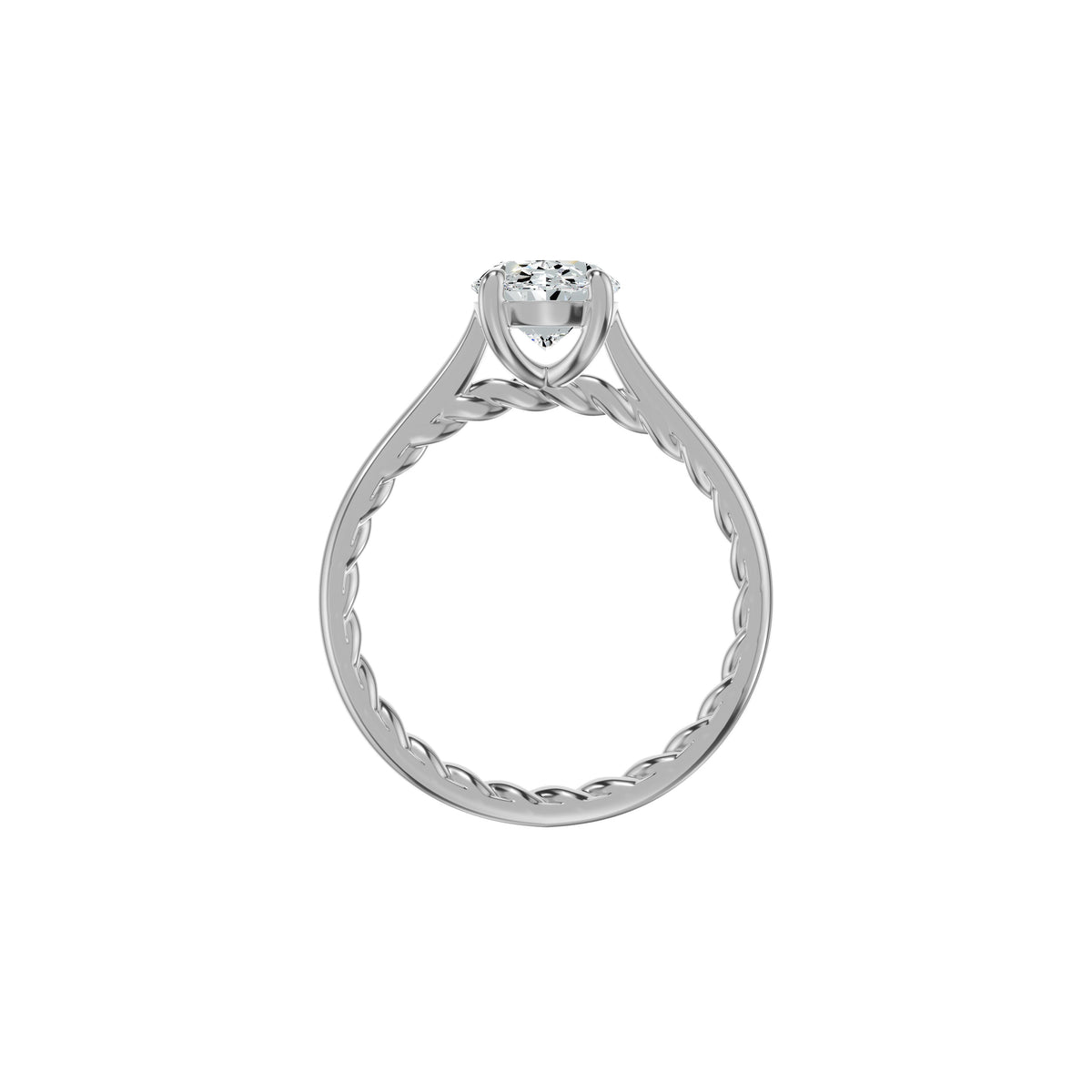 DLR002604 18 KT / White Gold / 18