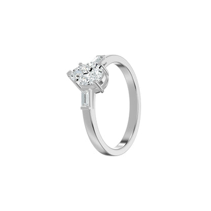 DLR002605 18 KT / White Gold / 18