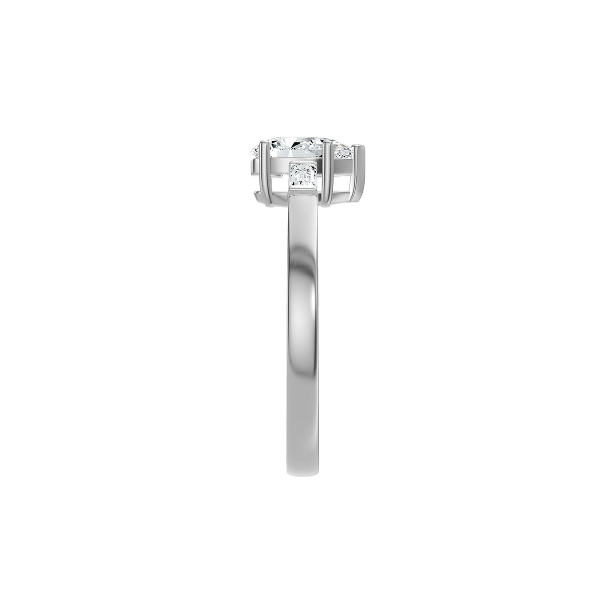 DLR002605 18 KT / White Gold / 18
