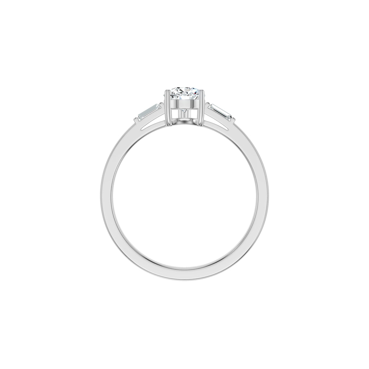 DLR002605 18 KT / White Gold / 18