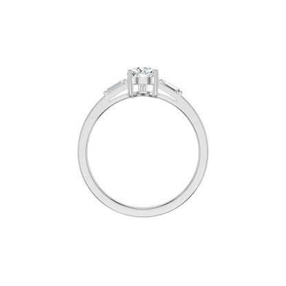 DLR002605 18 KT / White Gold / 18