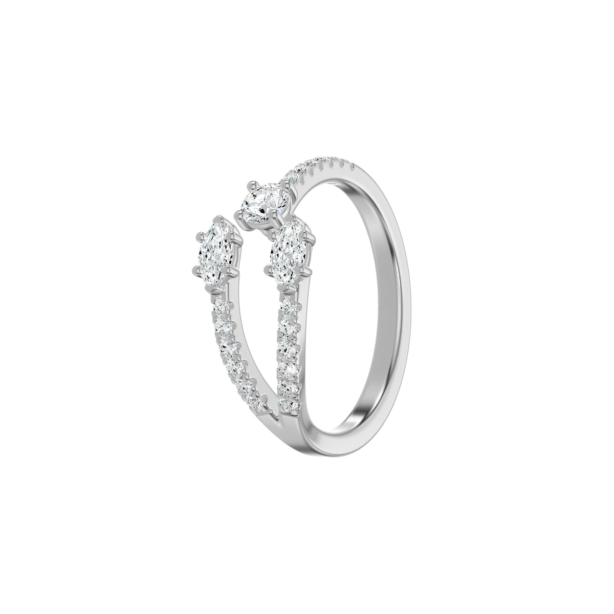 DLR002606 18 KT / White Gold / 18