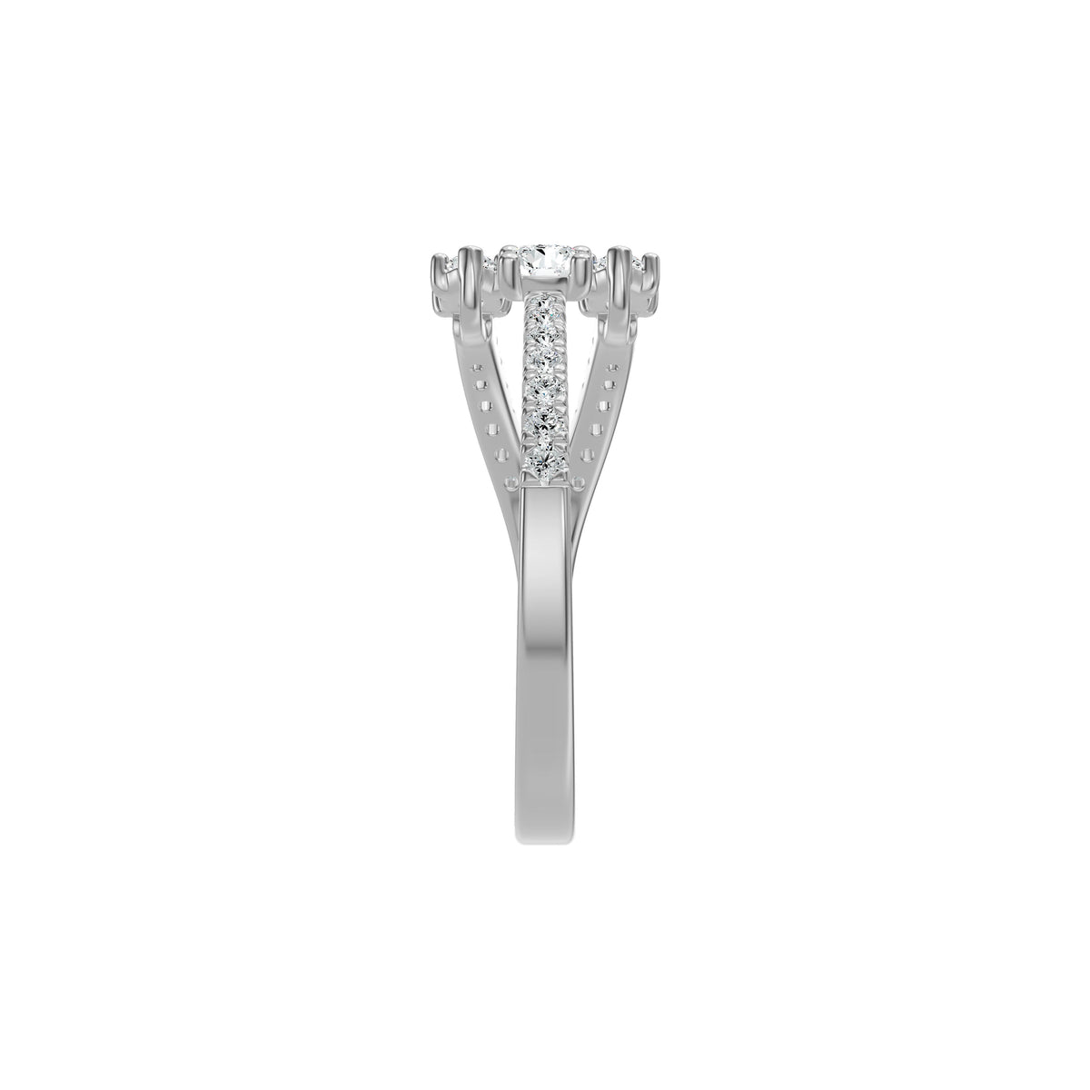 DLR002606 18 KT / White Gold / 18