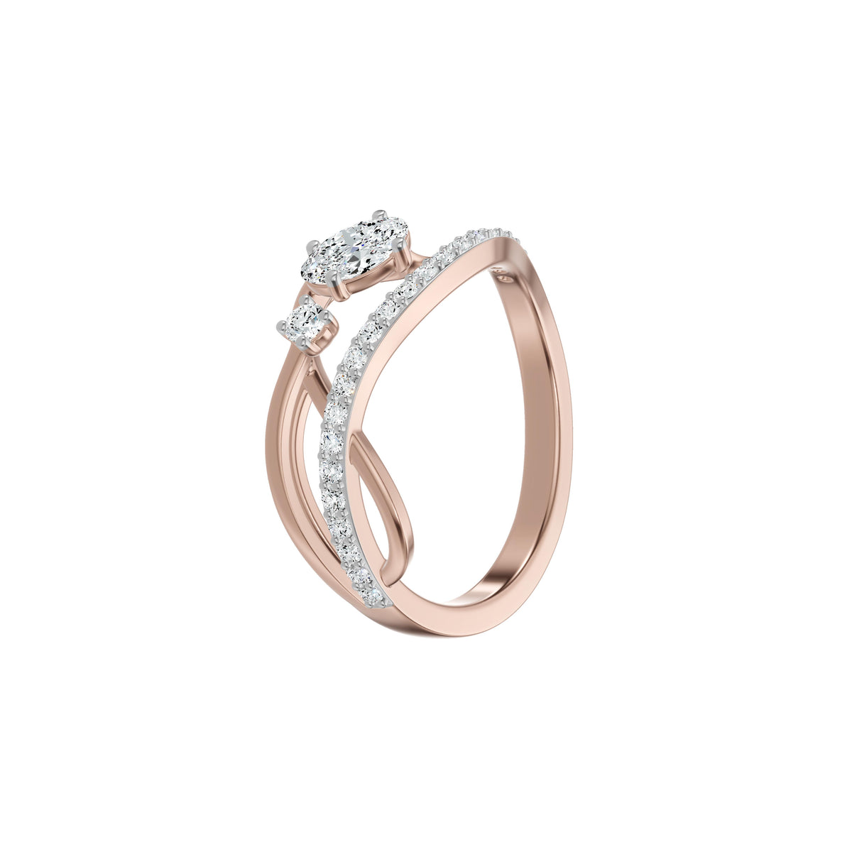 DLR002607 18 KT / Rose Gold / 18
