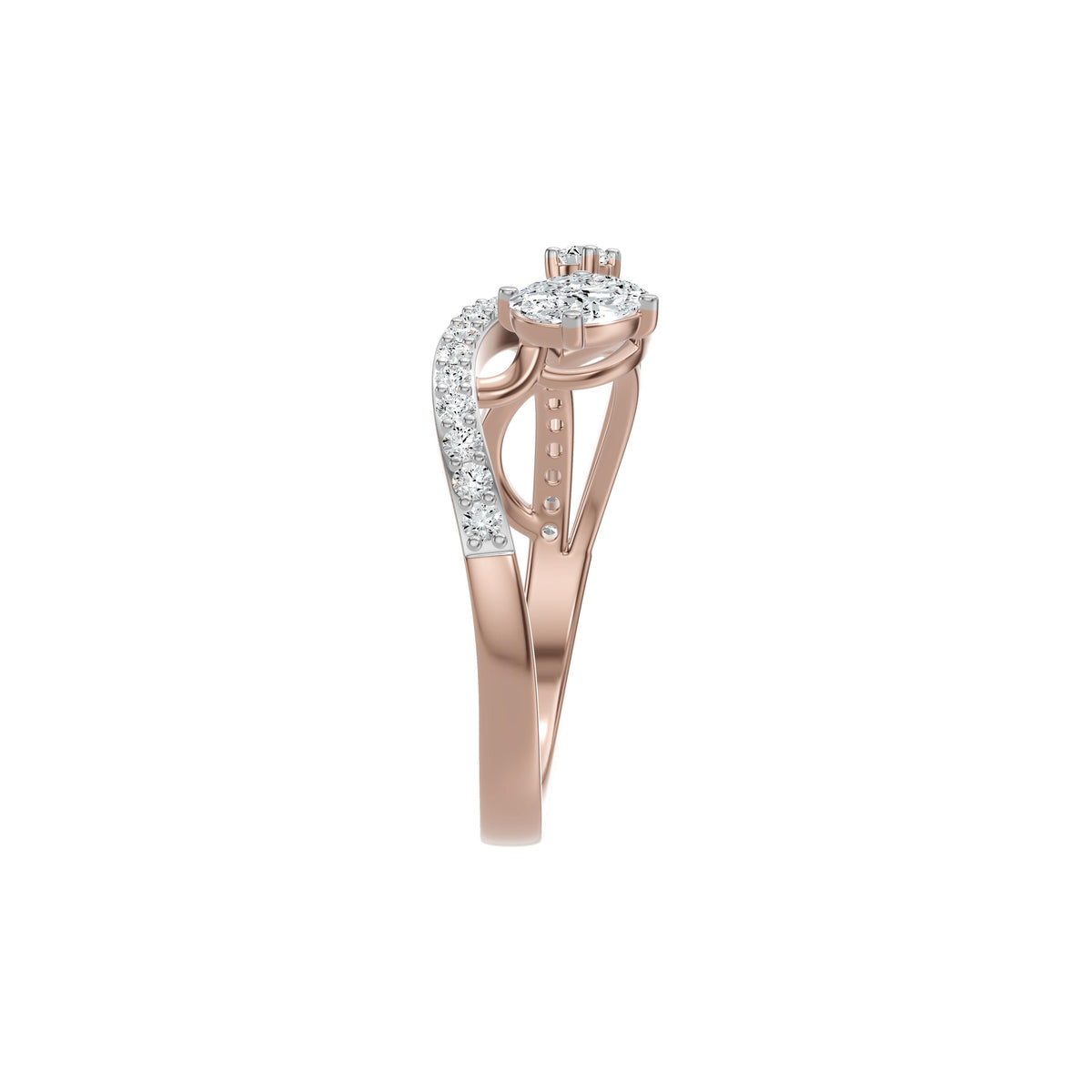 DLR002607 18 KT / Rose Gold / 18